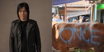 Once Mekel Salurkan Hewan Kurban Sapi untuk Warga Kebayoran Lama Jaksel