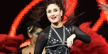 Pakai Dress Ungu Berpita, Kareena Kapoor Makin Kurus?