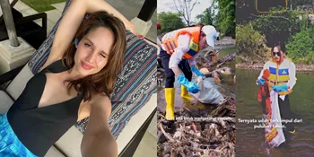Paling Inspiratif, 7 Potret Cinta Laura Ikut Terjun Bersihkan Sampah di Sungai Ciliwung - Tunjukkan Kepedulian Lingkungan
