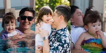 9 Potret Samuel Zylgwyn Saat Asuh Anak, Terlihat Bak Kakak Adik - Sosok Papa Idaman