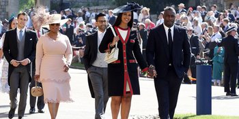 Para Tamu Masuk ke Venue Pernikahan Harry & Meghan Markle, Idris Elba - David Beckham