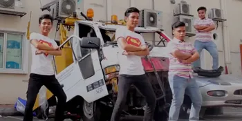 Parodi Kocak Psy 'Gentleman'