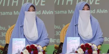 Patuhi Perintah Suami, Larissa Chou Isi Talkshow Pakai Cadar