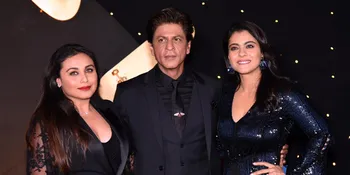 Pelukan Hangat Kajol Buat Shahrukh Khan di Pesta Diwali, Penuh Cinta