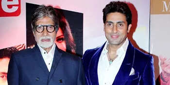 Pelukan Manja Abhishek Bachchan ke Amitabh Bachchan, Manis Banget