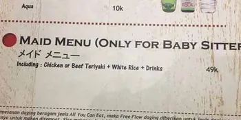 Pemilik Resto Angkat Bicara Soal Heboh Menu Khusus Baby Sitter