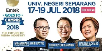 Perkaya Wawasan Dengan Hadiri 'Emtek Goes To Campus' (EGTC) 2018 di Semarang