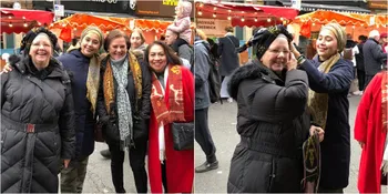 Perkenalkan Budaya Indonesia di London, Ayu Azhari Tunjukkan Kain Tenun NTT