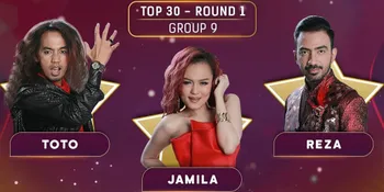 Persaingan Grup 9 Top 30 D'Star: Reza Tertinggi, Jamila Terendah