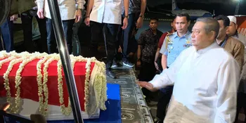 Persiapan Upacara Penyambutan Jenazah Ani Yudhoyono di Halim Perdana Kusuma