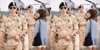 Pesona Bintang 'Descendants of the Sun' di Tengah Kilat Kamera