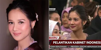Pesona Bumil Gista Putri di Acara Pelantikan Menteri Wishnutama, Cantik & Flawless!