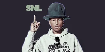 Pharrell Williams Bikin 'Happy' Saturday Night Live!