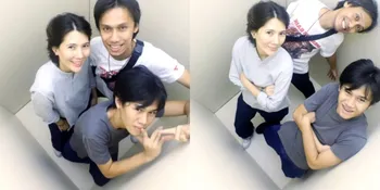 Photobox Bareng, Ini Potret Keseruan Eross Candra Bareng Istri dan Anak yang Makin Ganteng