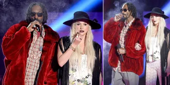[Pic] Snoop Lion dan Kesha Isap Ganja Bareng di Atas Panggung!