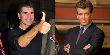 Pierce Brosnan - Simon Cowell Ternyata Saudara Kembar?
