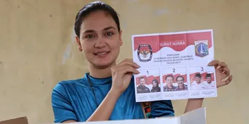 Pilih Nomor 2, Luna Maya Ingin Ahok Lanjutkan Perjuangan