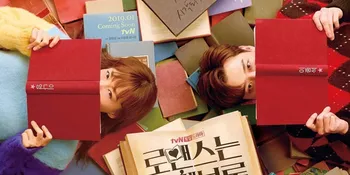 Poster Drama Lee Jong Suk & Lee Na Young 'Romance Supplement', Cinta di Antara Buku