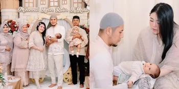 7 Potret Akikah Anak Via Vallen yang Berlangsung Khidmat, Penuh Kehangatan Bareng Keluarga - Paras Ganteng sang Anak Tersorot