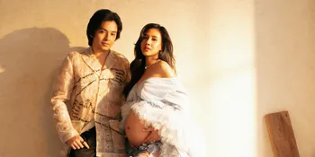 Potret Angga Yunanda dan Shenina Cinnamon Maternity Bernuansa Hangat dan Rustic