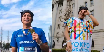 Potret Ariel NOAH Ikut Ajang Tokyo Marathon 2025, Sempat Emosional saat di Garis Finish
