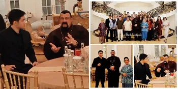 Potret Azka Corbuzier Tampak Akrab Berbincang dengan Steven Seagal, Siap Pelajari Aikido