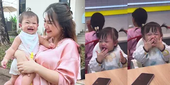 8 Potret Baby Bible Anak Felicya Angelista yang Makin Lucu, Ekspresi Kepedasannya Dapet Banget Saat Disuapi Mie oleh Sang Ibu