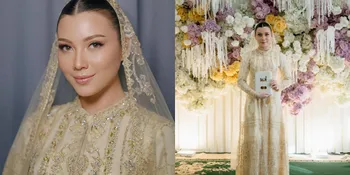 Potret Busana Haviza Devi Anjani di Acara Pengajian Jelang Nikah, Nuansa Pastel Bikin Makin Cantik