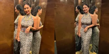 Potret Cantik Happy Salma dengan Gaun Batik Panjang, Wajahnya Awet Muda