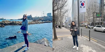 Potret Cantik Jennifer Dunn saat Liburan di Korea Selatan