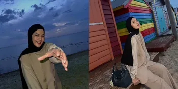 Potret Cantik Paula Verhoeven saat Kunjungi Pantai Brighton di Melbourne, Niat Berburu Sunset Tapi Terlambat