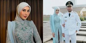 Potret Cantik Syahnaz Sadiqah Dampingi Jeje Govinda Pelantikan Bupati, Aura Ibu Pejabat Terpancar Nyata