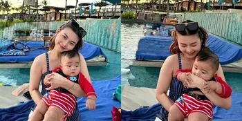 Potret Cesen Istri Marshel Widianto Momong Lano, Pesona MahMud Terlalu Kuat sampai Dibilang Momong Adik oleh Netizen
