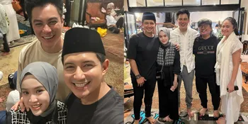 Potret Chand Kelvin dan Istri Hadiri Pengajian 7 Hari Meninggalnya Ayah Baim Wong