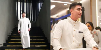 Potret Ganteng Verrel Bramasta dengan Jubah Putih, Captionnya Bikin Netizen Salah Fokus dan Bertanya-tanya