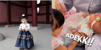 Potret Gemas Ameena Momong Baby Azura, Bolak-balik Teriak Ingin Gendong si Adik