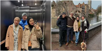 Potret Hangat Irish Bella Pulang Kampung ke Belgia