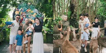 Potret Irish Bella dan Haldy Sabri Ajak Anak Liburan di Bali, Seru Interaksi dengan Hewan di Kebun Binatang