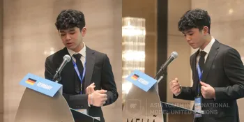 Potret Karan Anak Bunga Zainal yang Ikut Asia Youth International Model United Nation, Bikin Bangga Sang Ibu