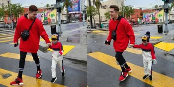 Potret Kehangatan Verrell Bramasta dengan Adik Tirinya Liburan ke Amerika, Saking Dekatnya Ngaku Pengin Cepet Punya Anak