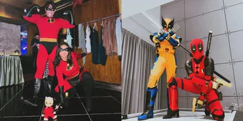 Potret Kocak Awkarin dan Abyakta Ernoult Cosplay Karakter Film, dari Deadpool hingga Pokemon