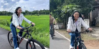 Potret Kris Dayanti Gowes di Plataran Heritage Borobudur, Pamer Look Simpel Tapi Elegan