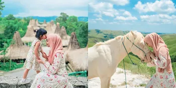 Potret Liburan Ria Ricis dan Moana di Sumba, Mulai Naik Kuda hingga Main Kano di Sungai