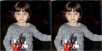 Potret Lucu AbRam Khan Ketika Bermain Bersama Teman, Nggemesin