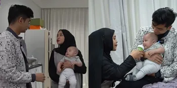 Potret Lucu Rayyanza Digendong Ria Ricis, Tapi Mata Tak Mau Lepas dari Nagita Slavina