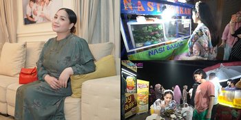 7 Potret Nagita Slavina Makan Nasi Bakar Viral Milik Melati eks JKT48, Langsung Datangkan ke Rumah - Seru Sambil Joget Bareng