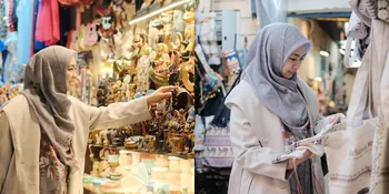 Potret Oki Setiana Dewi Asyik Belanja di Pasar Khan El Khalili