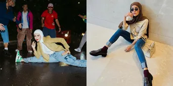 Potret Olla Ramlan dengan Pose Kaki yang Bikin Salfok, Definisi Cantik dengan Cara Unik