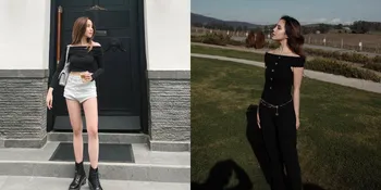 Potret OOTD Agatha Chelsea dengan Baju Off Shoulder yang Bikin Netizen Terpana