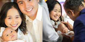 Potret Penyerahan Anak Gritte Agatha di Gereja, Dihadiri Keluarga dengan Kebahagiaan dan Suka Cita Mendalam